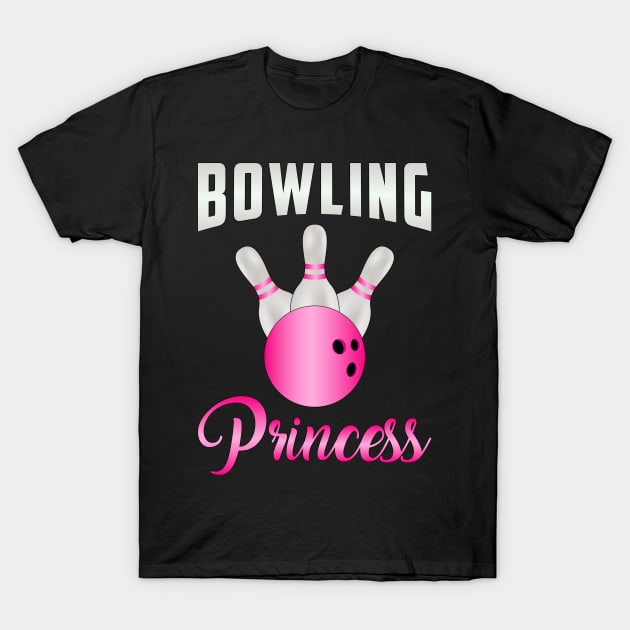 Bowling Princess Ladies Bowling Team T-Shirt by T-Shirt.CONCEPTS